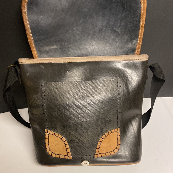 Ganeshhimal Recycled Tire Rubber Crossbody Purse - Picture 14 of 17